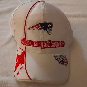 New England patriots afc champs hat 2002